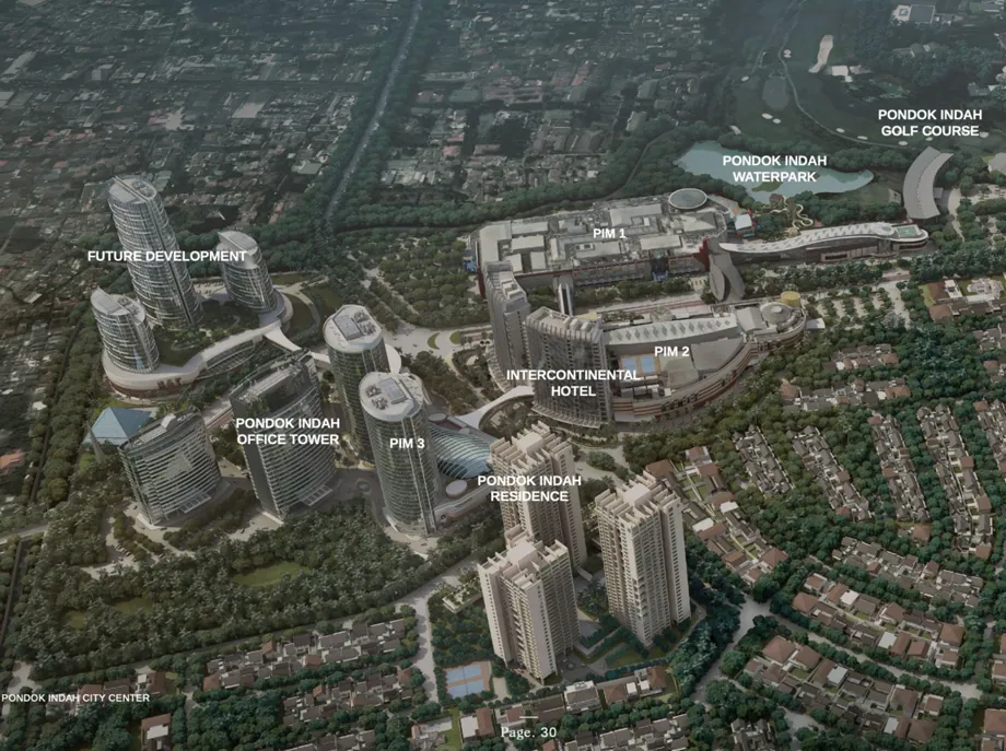 Aurelle Pondok Indah aerial