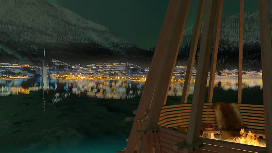 Sauna Pust Tromsø — immersive visualization